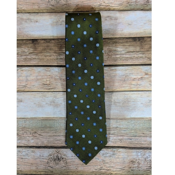 Brooks Brothers Other - Brooks Brothers Makers Green White and Blue flower